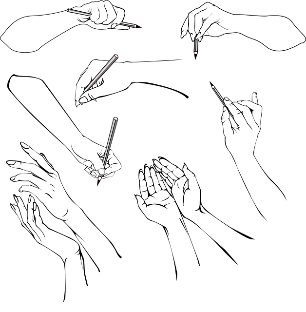 Free download Hands Figure Sketches The - Free vector graphic on Pixabay free illustration to be edited with GIMP free online image editor