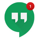 Hangouts Notifications  screen for extension Chrome web store in OffiDocs Chromium