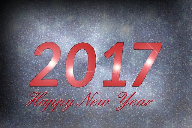 Free download Happy New Year 2017 -  free illustration to be edited with GIMP free online image editor