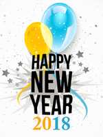 Free download Happy New Year 2018 free photo or picture to be edited with GIMP online image editor