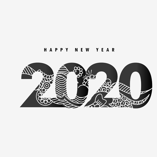 Free download Happy New Year 2020 - Free vector graphic on Pixabay free illustration to be edited with GIMP free online image editor