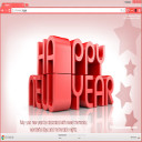 Happy New Year 3D  screen for extension Chrome web store in OffiDocs Chromium