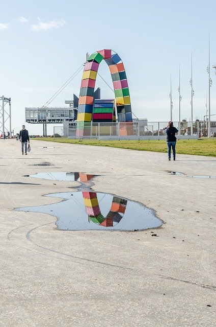 Free download Harbour France Reflection -  free photo or picture to be edited with GIMP online image editor