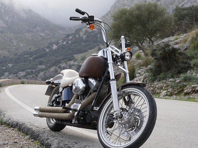Free download Harley Davidson Chopper Mallorca -  free photo or picture to be edited with GIMP online image editor