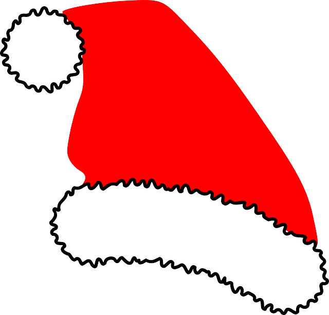 Free download Hat Christmas Santa - Free vector graphic on Pixabay free illustration to be edited with GIMP free online image editor