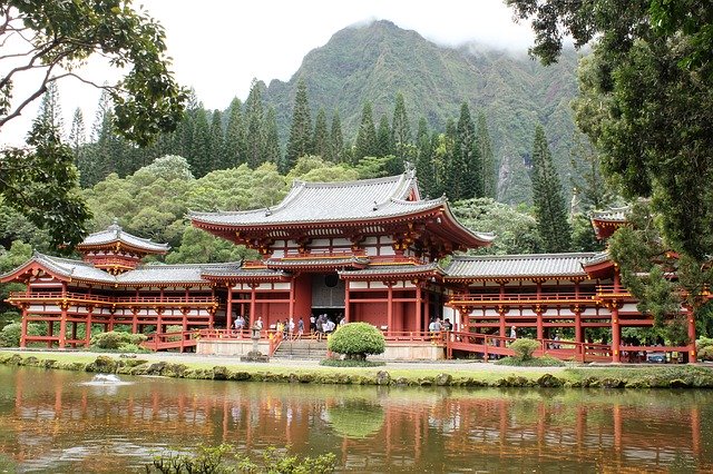 Free download Hawaii Byodo-In Buddhism -  free photo or picture to be edited with GIMP online image editor