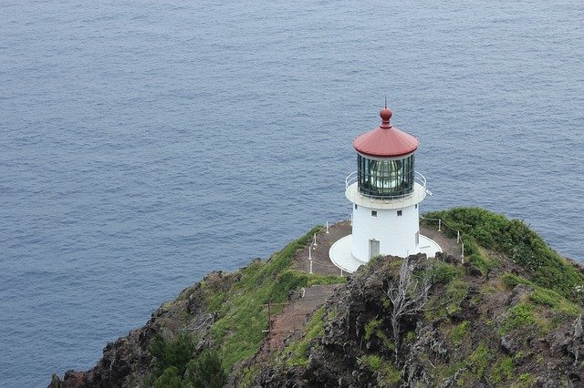 Free download Hawaii Makapuu Lighthouse -  free photo or picture to be edited with GIMP online image editor