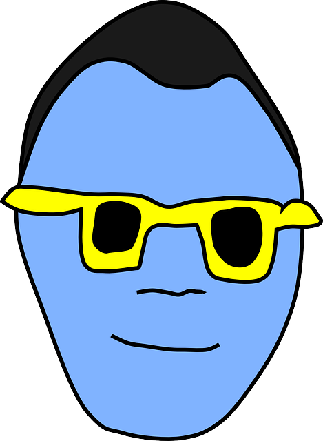 Free download Head Blue Yellow - Free vector graphic on Pixabay free illustration to be edited with GIMP free online image editor