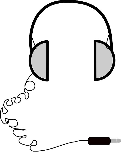 Free download Headphones Listening Audio - Free vector graphic on Pixabay free illustration to be edited with GIMP free online image editor