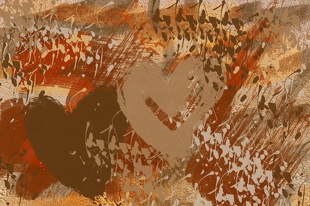 Free download Heart Abstract Background -  free illustration to be edited with GIMP free online image editor