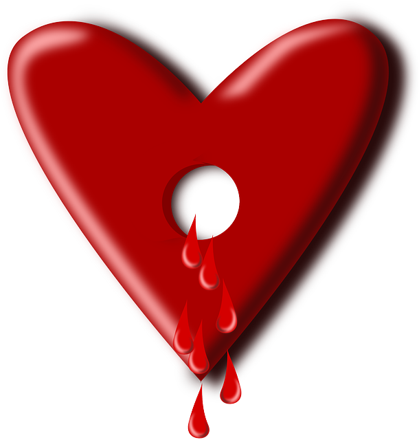 Free download Heart Bloody Love - Free vector graphic on Pixabay free illustration to be edited with GIMP free online image editor