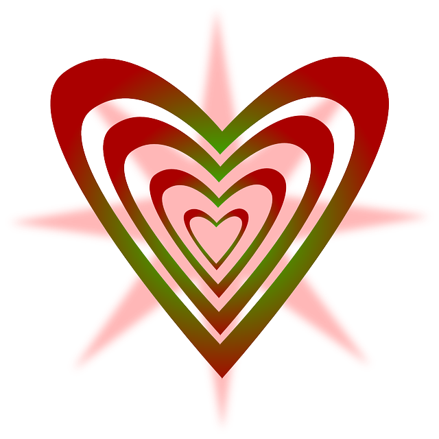 Free download Heart Love Star Tunnel Of - Free vector graphic on Pixabay free illustration to be edited with GIMP free online image editor