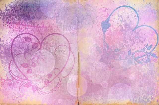 Free download Heart Painting Background -  free illustration to be edited with GIMP free online image editor