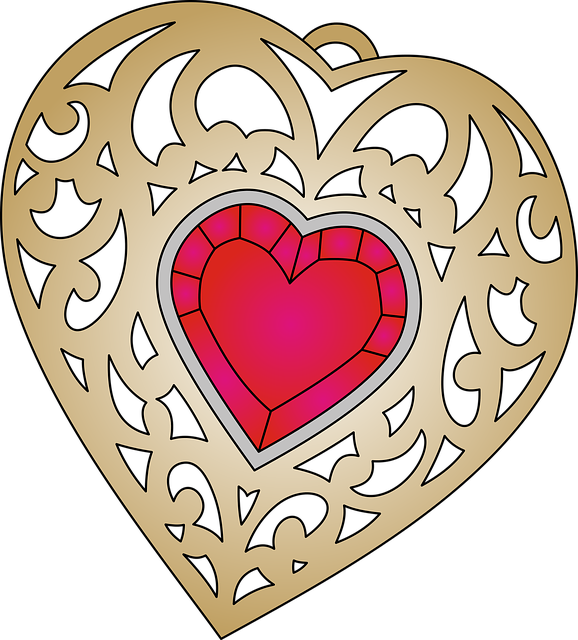 Free download Heart Pendant Jewelry - Free vector graphic on Pixabay free illustration to be edited with GIMP free online image editor