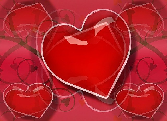 Free download Heart Reflect Red -  free illustration to be edited with GIMP free online image editor