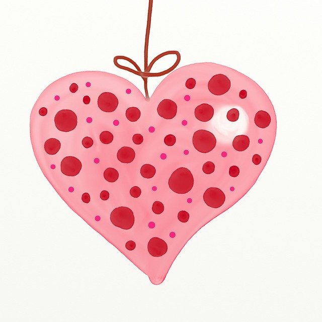 Free download Heart Shape Love Polka -  free illustration to be edited with GIMP free online image editor