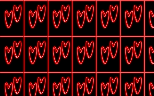 Free download Hearts Neon Background Love -  free illustration to be edited with GIMP free online image editor