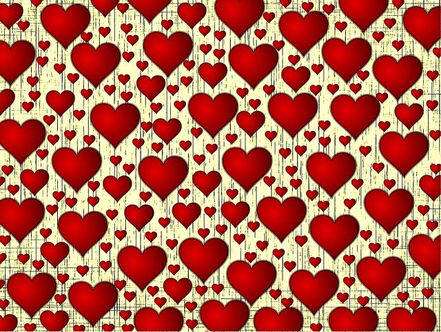 Free download Hearts Pattern Love -  free illustration to be edited with GIMP free online image editor