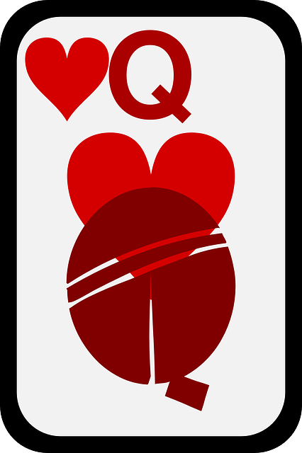 Free download Hearts Queen Cards - Free vector graphic on Pixabay free illustration to be edited with GIMP free online image editor