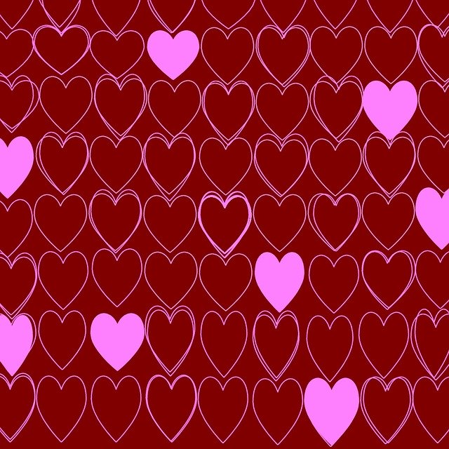 Free download Hearts Red Pink ValentineS -  free illustration to be edited with GIMP free online image editor