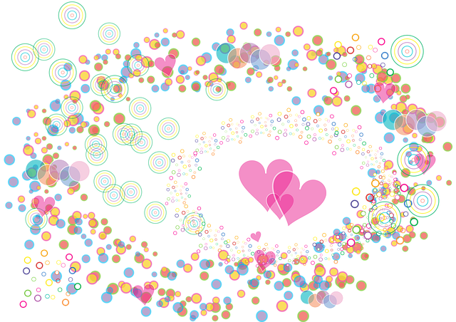 Free download Hearts Ring Around -  free illustration to be edited with GIMP free online image editor