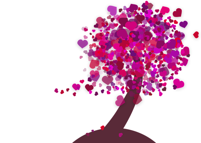 Free download Heart Tree Love -  free illustration to be edited with GIMP free online image editor