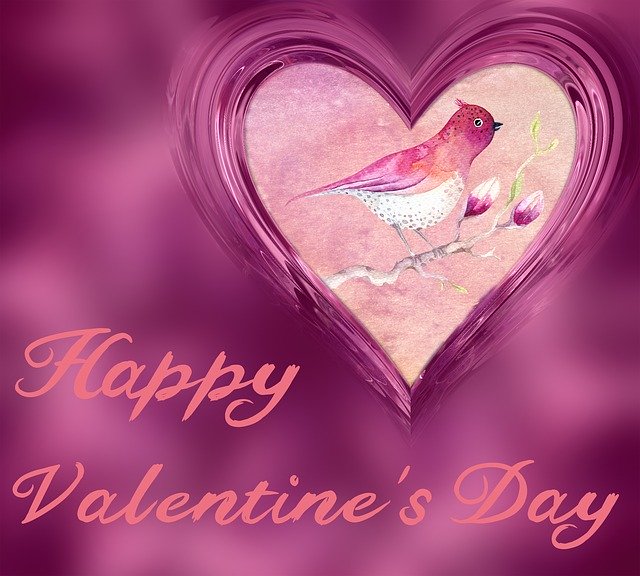 Free download Heart Watercolor Valentine Card -  free illustration to be edited with GIMP free online image editor