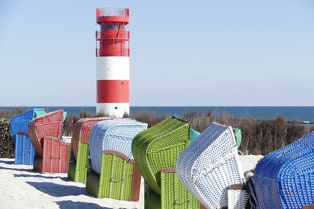 Free download Helgoland Lighthouse Island North -  free photo or picture to be edited with GIMP online image editor