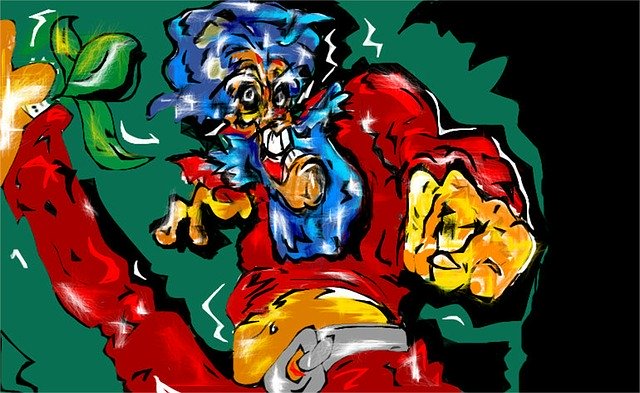 Free download Hero Super Lion -  free illustration to be edited with GIMP free online image editor