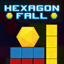 Hexagon Fall  screen for extension Chrome web store in OffiDocs Chromium