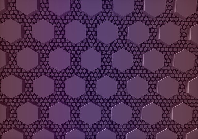 Free download Hexagon Grid Geometric -  free illustration to be edited with GIMP free online image editor