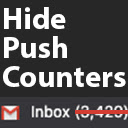 Hide Push Counters (from tabs titles)  screen for extension Chrome web store in OffiDocs Chromium