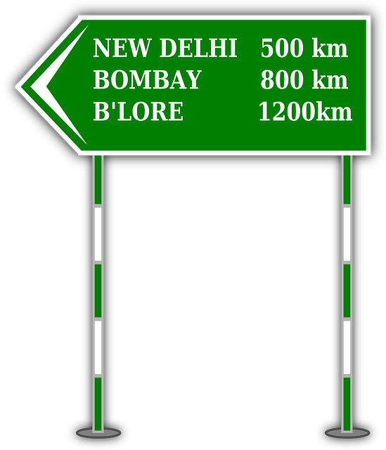 Free download Highway Direction Distance - Free vector graphic on Pixabay free illustration to be edited with GIMP free online image editor