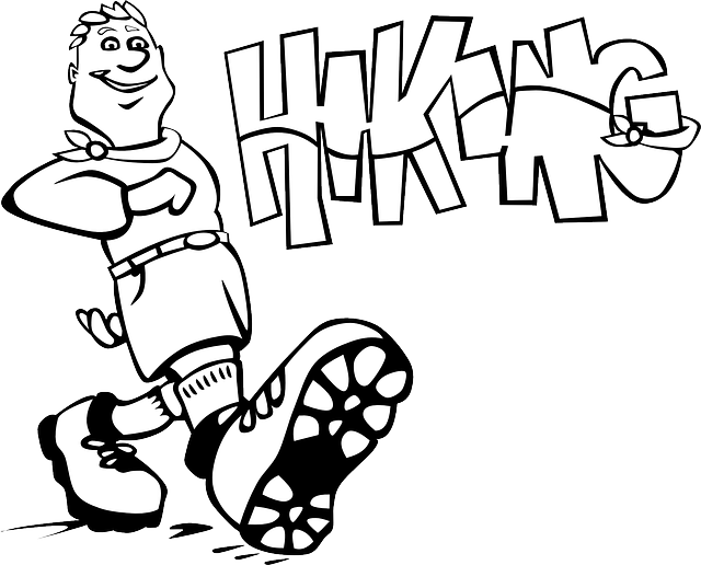 Free download Hiking Hiker Walking - Free vector graphic on Pixabay free illustration to be edited with GIMP free online image editor