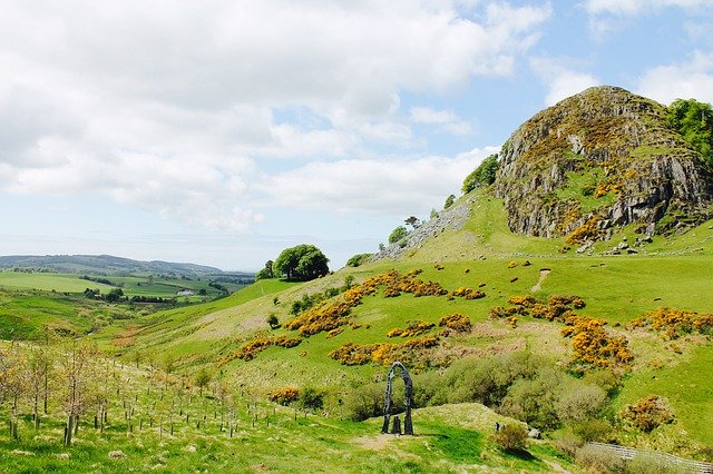 Free download Hill Scotland Scenic -  free photo or picture to be edited with GIMP online image editor