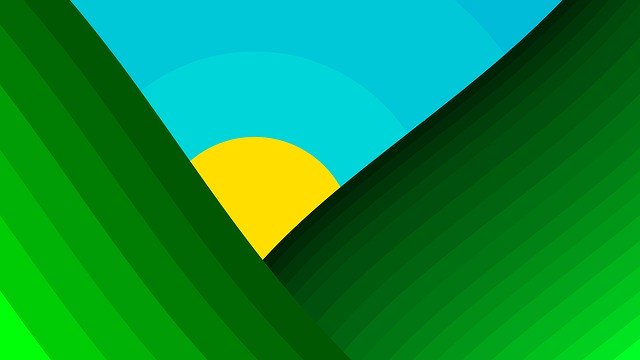 Free download Hills Sunset Landscape -  free illustration to be edited with GIMP free online image editor