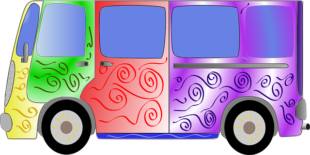 Free download Hippy Van Bus - Free vector graphic on Pixabay free illustration to be edited with GIMP free online image editor