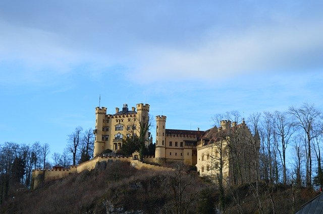 Free download Hohenschwangau Castle Füssen -  free photo or picture to be edited with GIMP online image editor