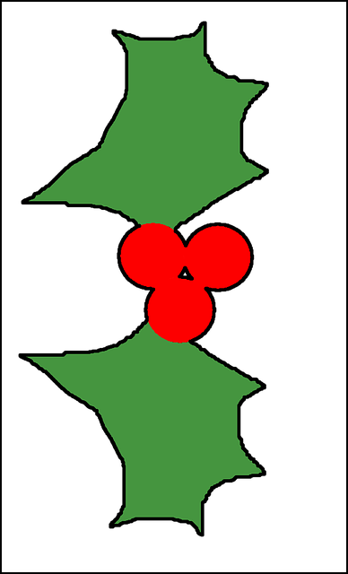 Free download Holly Christmas -  free illustration to be edited with GIMP free online image editor