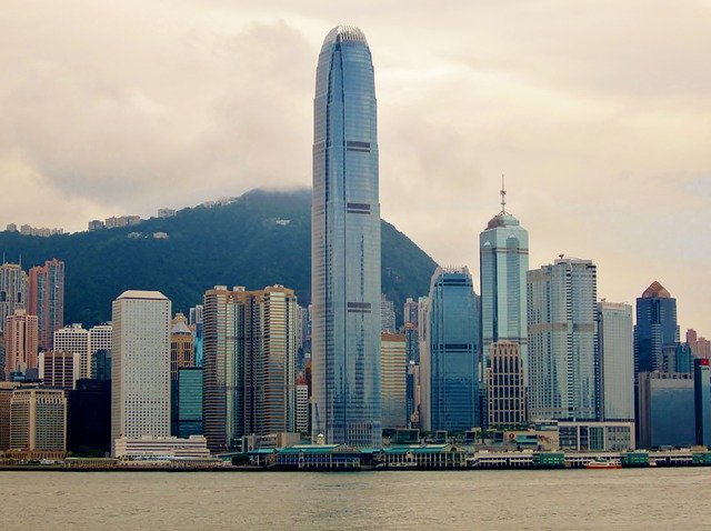 Free download Hong Kong Skyline Asia -  free photo or picture to be edited with GIMP online image editor