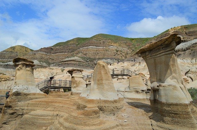 Free download Hoodoos Drumheller Alberta -  free photo or picture to be edited with GIMP online image editor