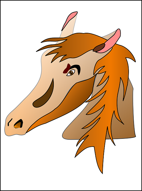 Free download Horse Head Hair - Free vector graphic on Pixabay free illustration to be edited with GIMP free online image editor