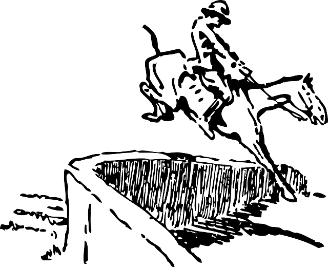 Free download Horse Jumping Wall - Free vector graphic on Pixabay free illustration to be edited with GIMP free online image editor