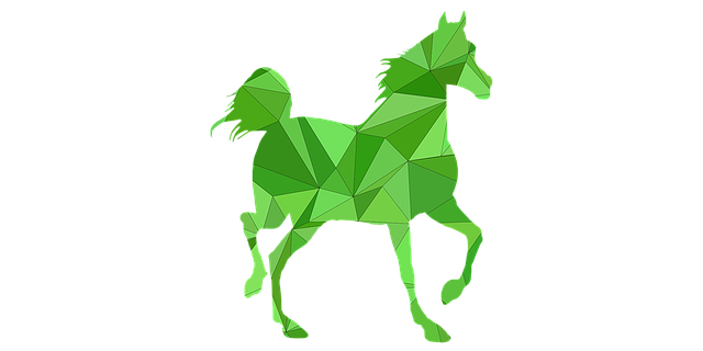 Free download Horse Low Poly Animal Riding -  free illustration to be edited with GIMP free online image editor