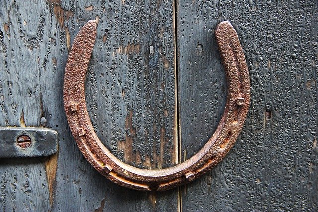 Free download Horseshoe Metal Luck -  free photo or picture to be edited with GIMP online image editor