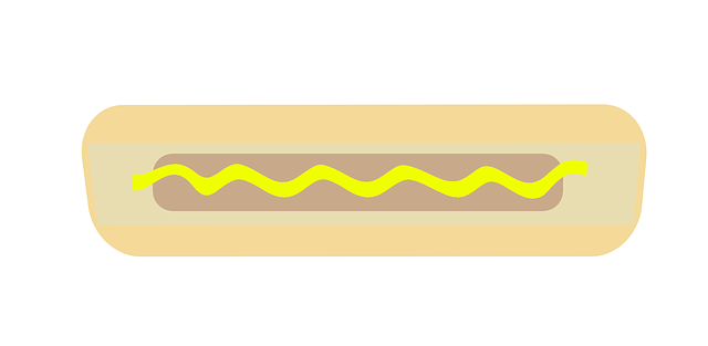 Free download Hotdog Bun Mustard -  free illustration to be edited with GIMP free online image editor