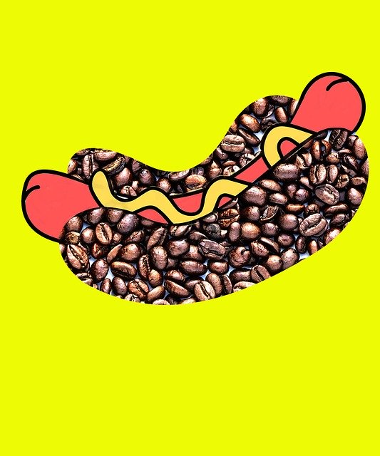 Free download Hotdog Coffee Food -  free illustration to be edited with GIMP free online image editor