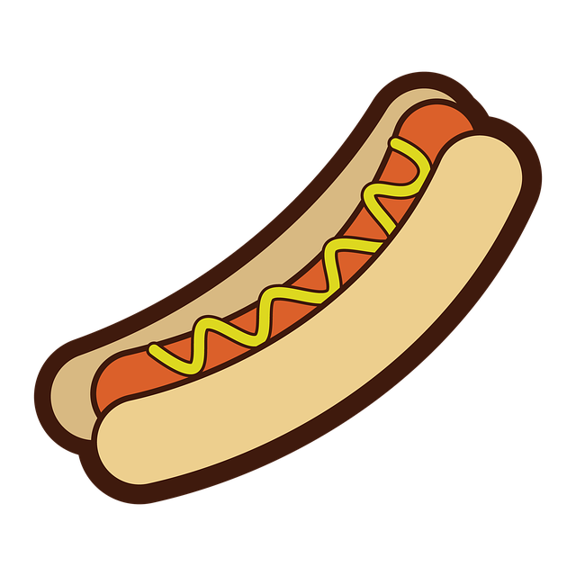 Free download Hotdog Condiments Ballpark Food -  free illustration to be edited with GIMP free online image editor