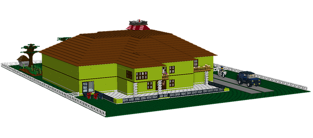 Free download House Bricks Buildings -  free illustration to be edited with GIMP free online image editor