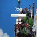 Howls moving castle Theme  screen for extension Chrome web store in OffiDocs Chromium